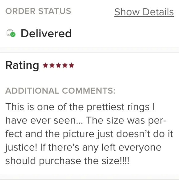 *NEW Glossy 18k White Gold Plated Adjustable Ring - Picture 16 of 16